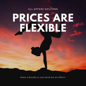 Prices are super flexible! Just ask! 🤸🏻🧘🏻‍♀️